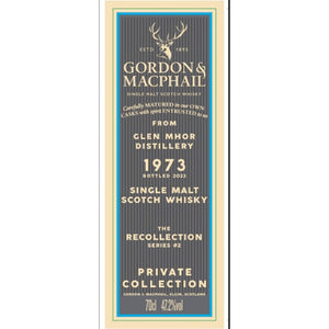 Gordon & Macphail the Recollection Series #2 49 Year Glen Mhor Distillery - Main Street Liquor