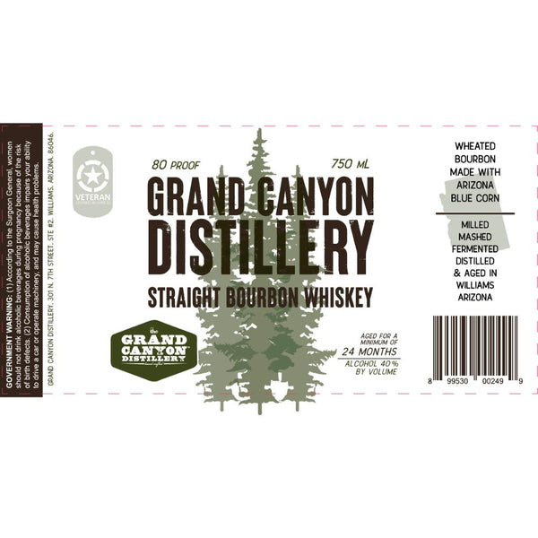 Grand Canyon Distillery Bourbon Whiskey - Main Street Liquor