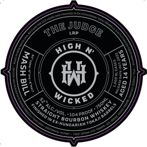High N’ Wicked The Judge Straight Bourbon - Main Street Liquor