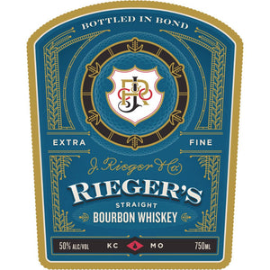 J. Rieger Bottled in Bond Straight Bourbon - Main Street Liquor
