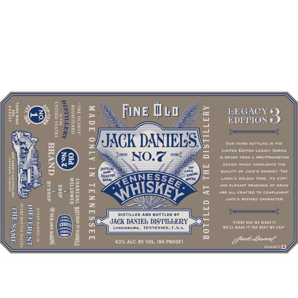 Jack Daniel's Legacy Edition 3 - Main Street Liquor