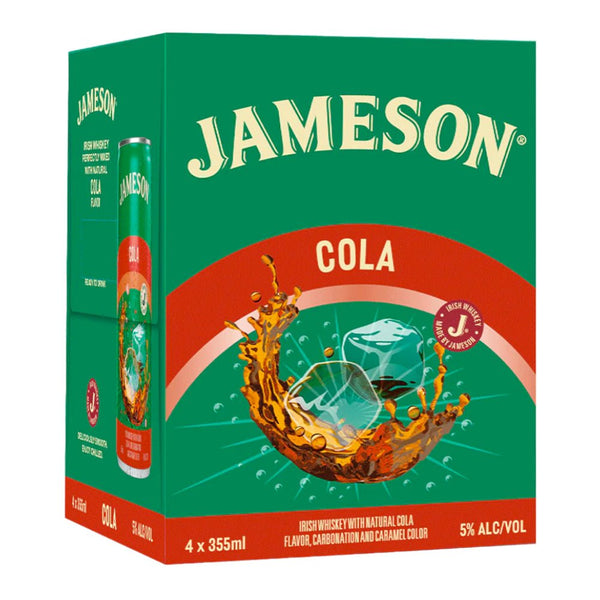 Jameson Cola Canned Cocktail 4pk - Main Street Liquor