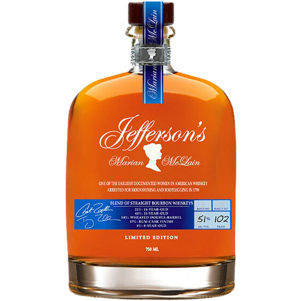 Jefferson’s Marian McLain Blended Bourbon Limited Edition - Main Street Liquor