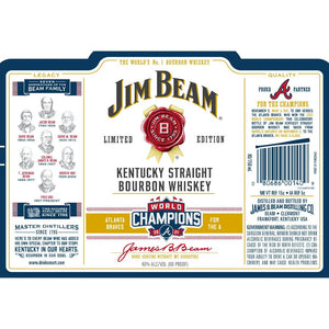 Jim Beam Atlanta Braves 2021 World Champions - Main Street Liquor