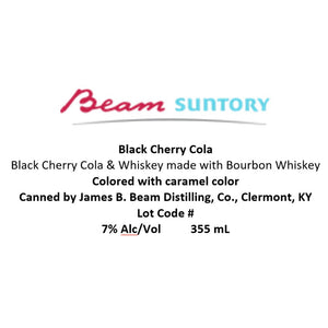 Jim Beam Black Cherry Cola Canned Cocktail - Main Street Liquor