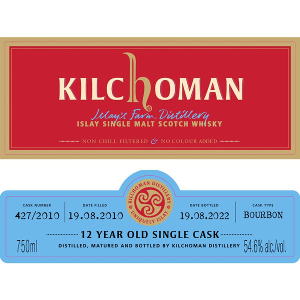 Kilchoman 12 Year Old Single Cask ImpEx Cask Evolution 03/2022 - Main Street Liquor
