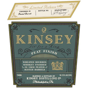 Kinsey Peat Finish Wheated Bourbon - Main Street Liquor