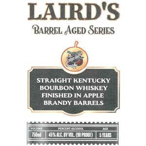Laird’s Barrel Aged Series Bourbon Finished in Apple Brandy Barrels - Main Street Liquor