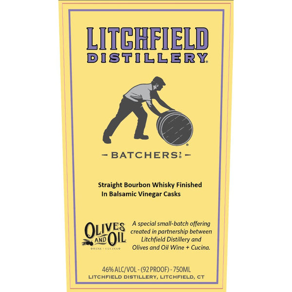 Litchfield Distillery Batchers Bourbon Finished in Balsamic Vinegar Casks - Main Street Liquor
