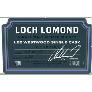 Loch Lomond Lee Westwood 2nd Edition - Main Street Liquor