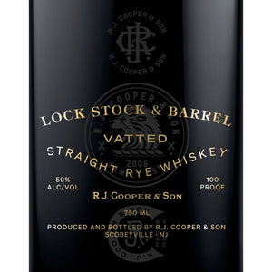 Lock Stock & Barrel Vatted Straight Rye - Main Street Liquor