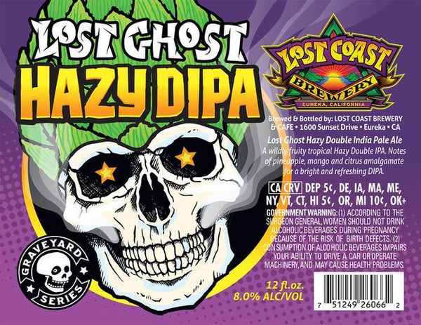 Lost Ghost Hazy DIPA | Lost Coast Brewery - Main Street Liquor