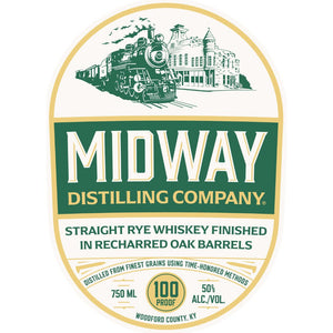 Midway Straight Rye Finished In Recharred Oak Barrels - Main Street Liquor