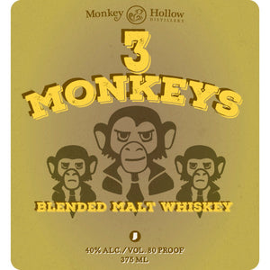 Monkey Hollow 3 Monkeys Blended Malt Whiskey - Main Street Liquor