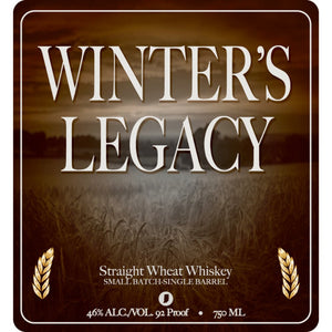 Monkey Hollow Winter's Legacy Winter Wheat Whiskey - Main Street Liquor