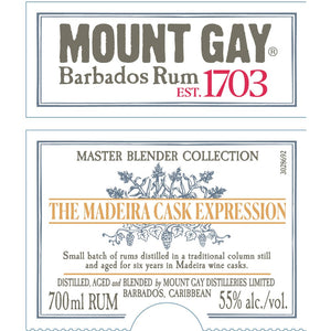 Mount Gay The Madeira Cask Expression: Master Blender Collection #5 - Main Street Liquor