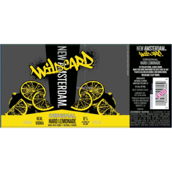 New Amsterdam Wildcard Original Hard Lemonade 4PK - Main Street Liquor