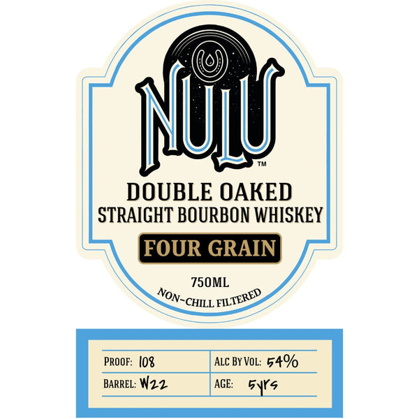 Nulu Double Oaked Four Grain Straight Bourbon - Main Street Liquor