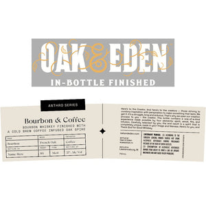 Oak & Eden Anthro Series Bourbon & Coffee - Main Street Liquor