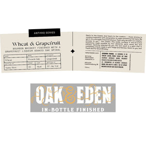 Oak & Eden Anthro Series Wheat & Grapefruit Bourbon - Main Street Liquor