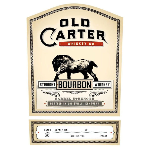 Old Carter Straight Bourbon Small Batch 8 - Main Street Liquor