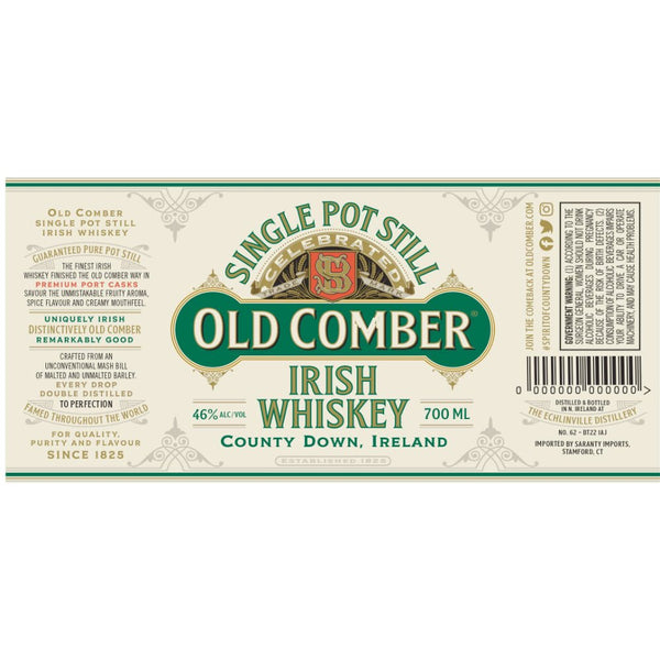 Old Comber Irish Whiskey - Main Street Liquor