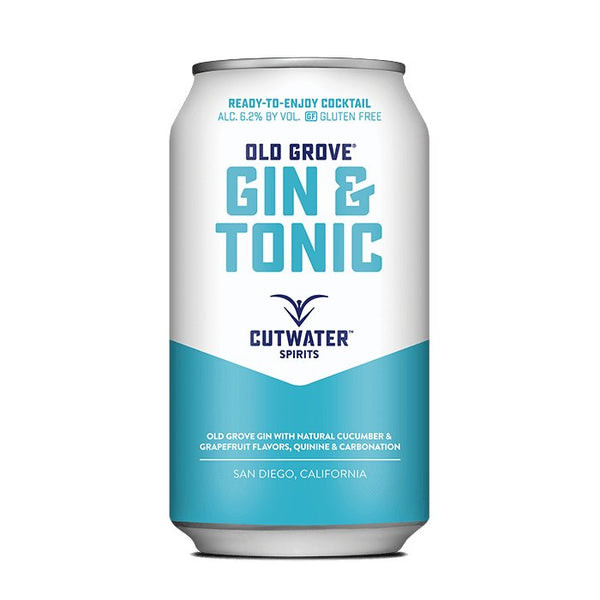 Old Grove Gin & Tonic (4 Pack - 12 Ounce Cans) - Main Street Liquor