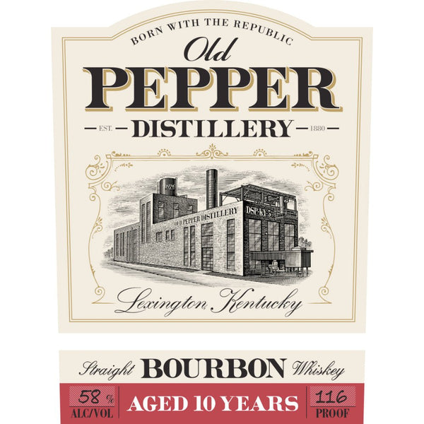 Old Pepper 10 Year Old Bourbon - Main Street Liquor