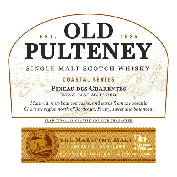 Old Pulteney Coastal Series Pineau Des Charentes Wine Cask Matured - Main Street Liquor