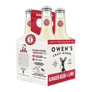 Owen's Ginger Beer & Lime 4pk - Main Street Liquor