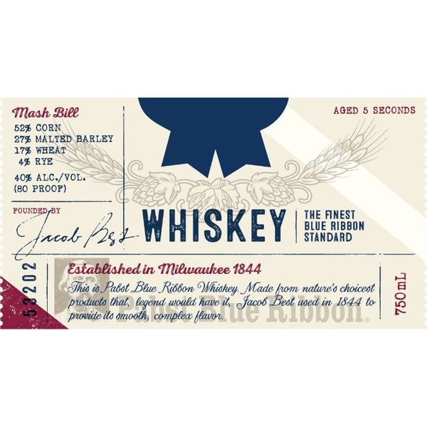 Pabst Blue Ribbon Whiskey - Main Street Liquor