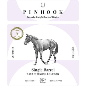 Pinhook 5 Year Single Barrel Cask Strength Bourbon 2024 Release - Main Street Liquor
