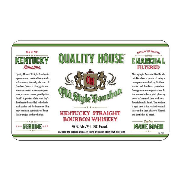 Quality House Kentucky Bourbon - Main Street Liquor