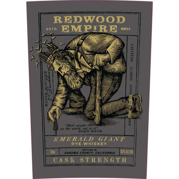 Redwood Empire Emerald Giant Cask Strength Rye - Main Street Liquor