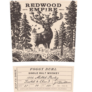 Redwood Empire Foggy Burl Single Malt Whiskey - Main Street Liquor