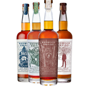 Redwood Empire Grizzly Beast Straight Bourbon Whiskey Bundle - Main Street Liquor