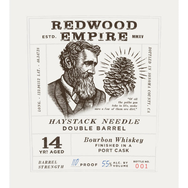 Redwood Empire Haystack Needle 14 Year Old Bourbon Finished in a Port Cask - Main Street Liquor
