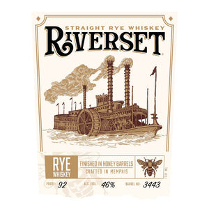 Riverset Straight Rye Finished in Honey Barrels - Main Street Liquor