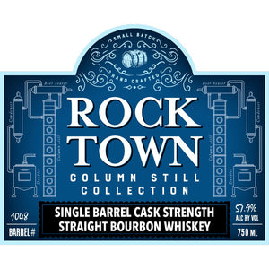 Rock Town Column Still Collection Single Barrel Cask Strength Straight Bourbon - Main Street Liquor