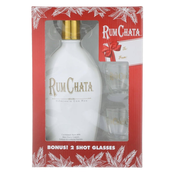RumChata With 2 Shot Glasses - Main Street Liquor