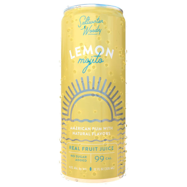 Saltwater Woody Lemon Mojito Canned Cocktail - Main Street Liquor