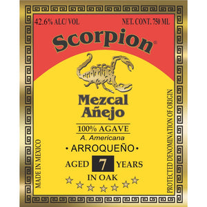 Scorpion 7 Yr Arroqueño Anejo Mezcal - Main Street Liquor