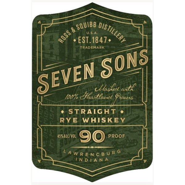 Seven Sons Straight Rye Whiskey - Main Street Liquor