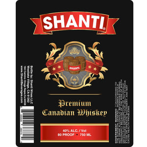 Shanti Premium Canadian Whiskey - Main Street Liquor