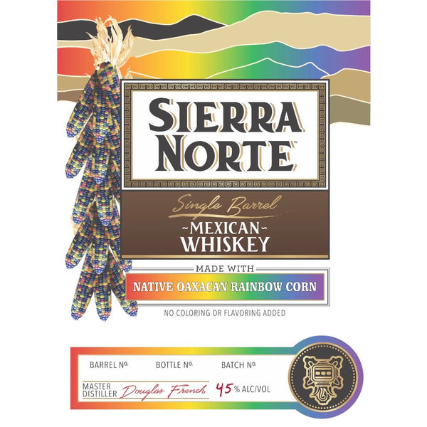 Sierra Norte Single Barrel Rainbow Corn Mexican Whiskey - Main Street Liquor