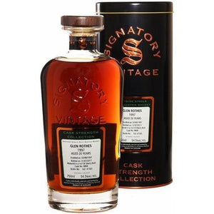 Signatory Cask Strength 1997 Glenrothes 23 Year Speyside Single Malt Scotch Whisky - Main Street Liquor