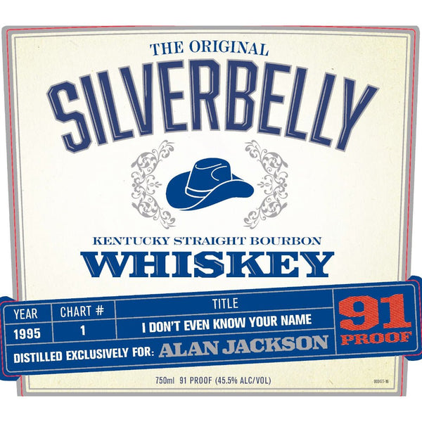 Silverbelly Bourbon By Alan Jackson - I Don't Even Know Your Name Year 1995 - Main Street Liquor