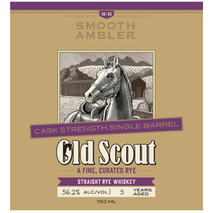Smooth Ambler Old Scout Cask Strength Single Barrel Rye - Main Street Liquor