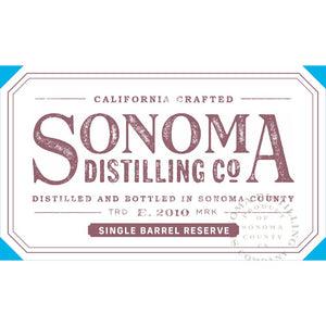 Sonoma Single Barrel Reserve Straight Bourbon Finished in Red Wine Barrels - Main Street Liquor
