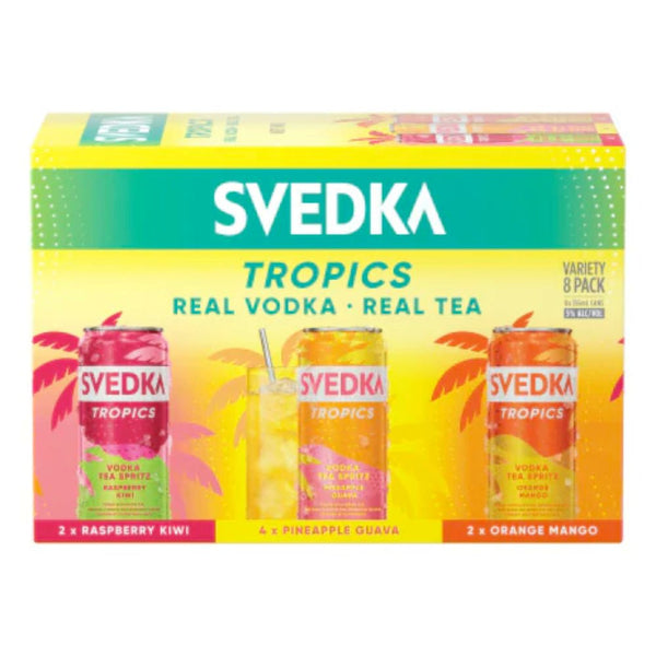 SVEDKA Tropics Vodka Tea Spritz Variety 8PK - Main Street Liquor